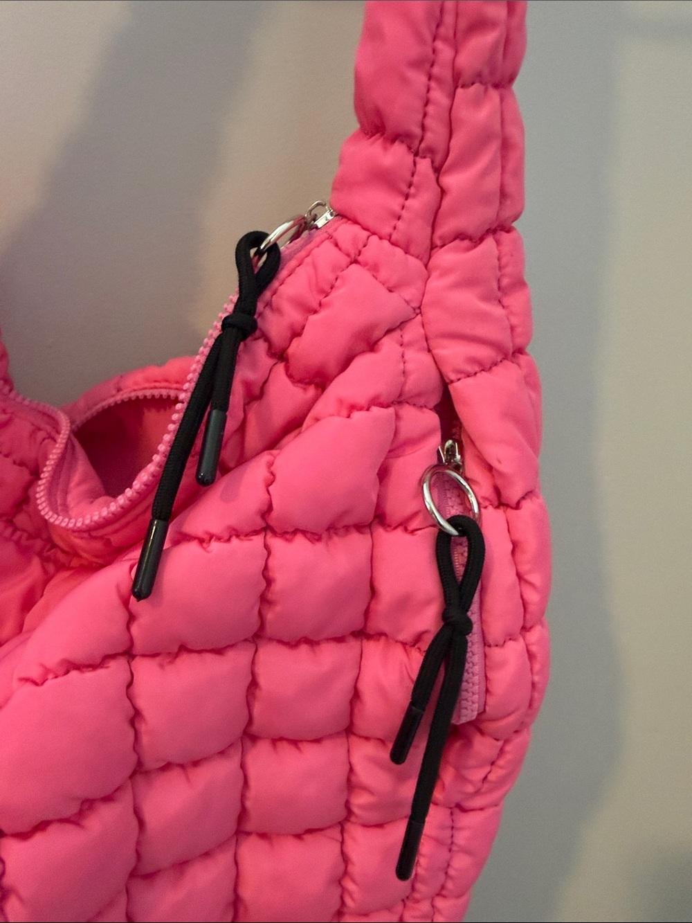 Free People Movement Pink Quilted Shoulder Bag - Picture 3 of 6